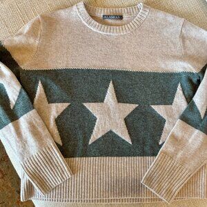 Merino Banded Star Crewneck Sweater